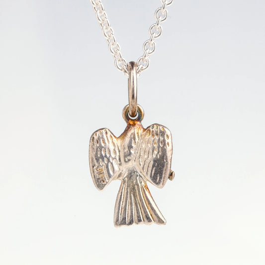 Elfenanhänger rückwärtige Ansicht in 925er Sterlingsilber