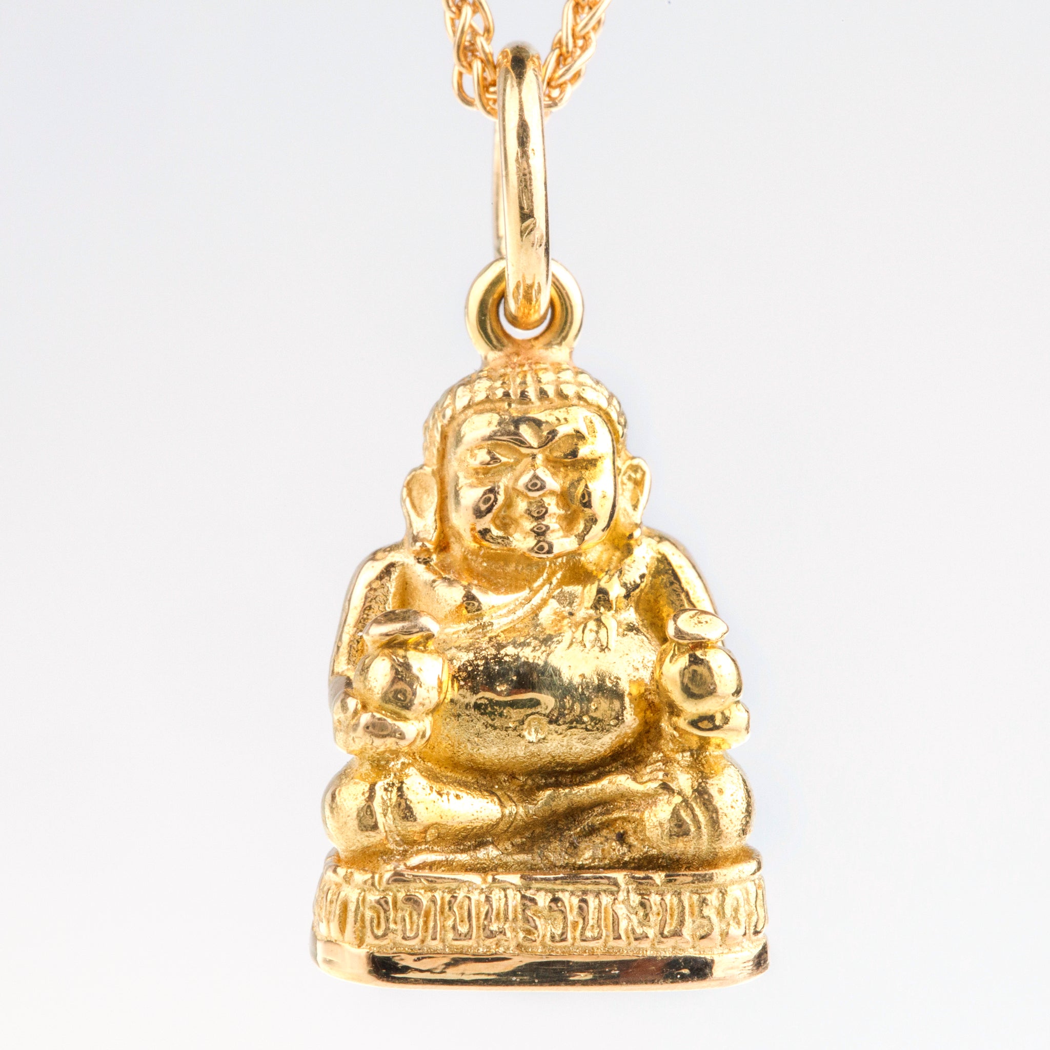 Buddha in 585er Gelbgold