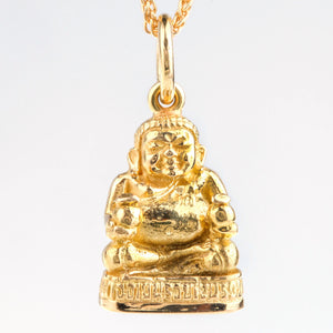 Anhänger Buddha in 585er Gelbgold 