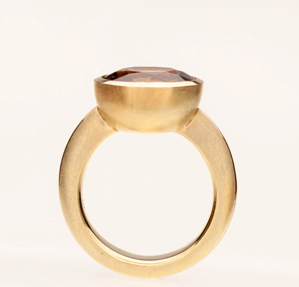 Zirkonring 585 Gelbgold